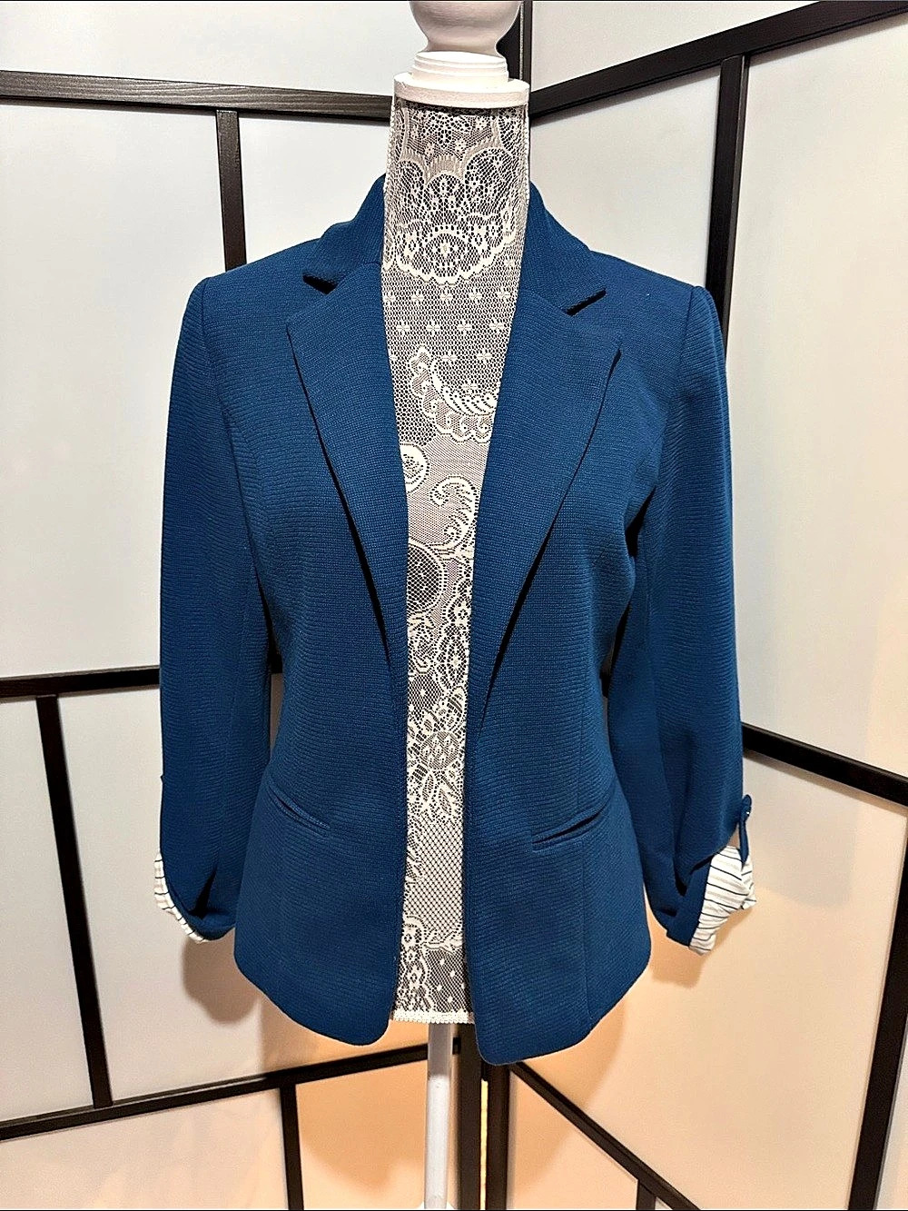 41 Hawthorn Blue Blazer Size Small Like New